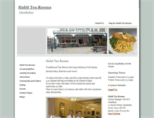 Tablet Screenshot of habit-tearooms.co.uk